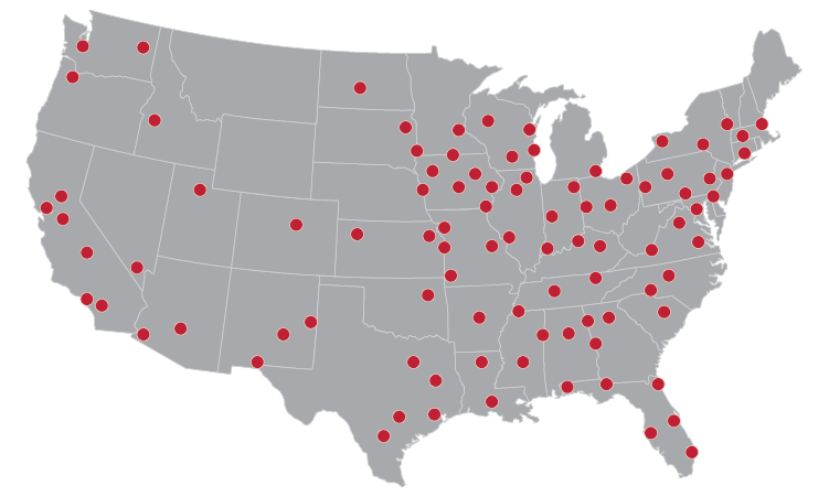Map of Locations